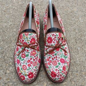 J.Crew x Liberty London Academy Floral Print Loafer Sz 8.5